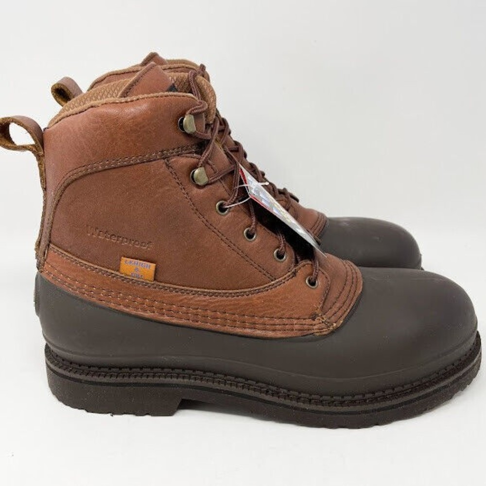 Lehigh Safety Shoes Swampers Unisex 6" Steel Toe Waterproof Work Boots Sz 13 NEW - Picture 2 of 10